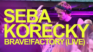 Seba Korecky • Disco House Electronica Live Set • Brave!Factory 2024