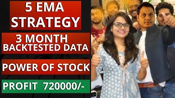 5 EMA Trading Strategy | Backtest | Power Of Stocks | Traders Carnival |  #Intraday #Powerofstocks