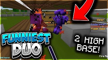 the FUNNIEST duo runs into a 2 high base... | Minecraft HCF