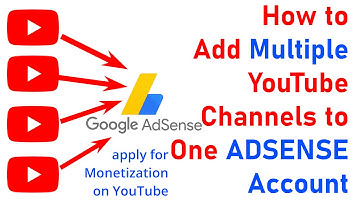 How to Add Multiple YouTube Channels to One ADSENSE Account | Bangla Tutorial 2022