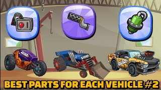 BEST PARTS SETUP FOR EACH VEHICLE!! 💪🔥 - Hill Climb Racing
