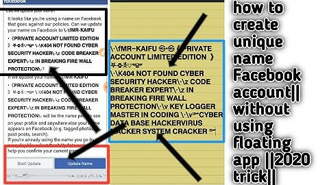 How to create unique name facebook account colour change id |without using floating app| 2020 ||
