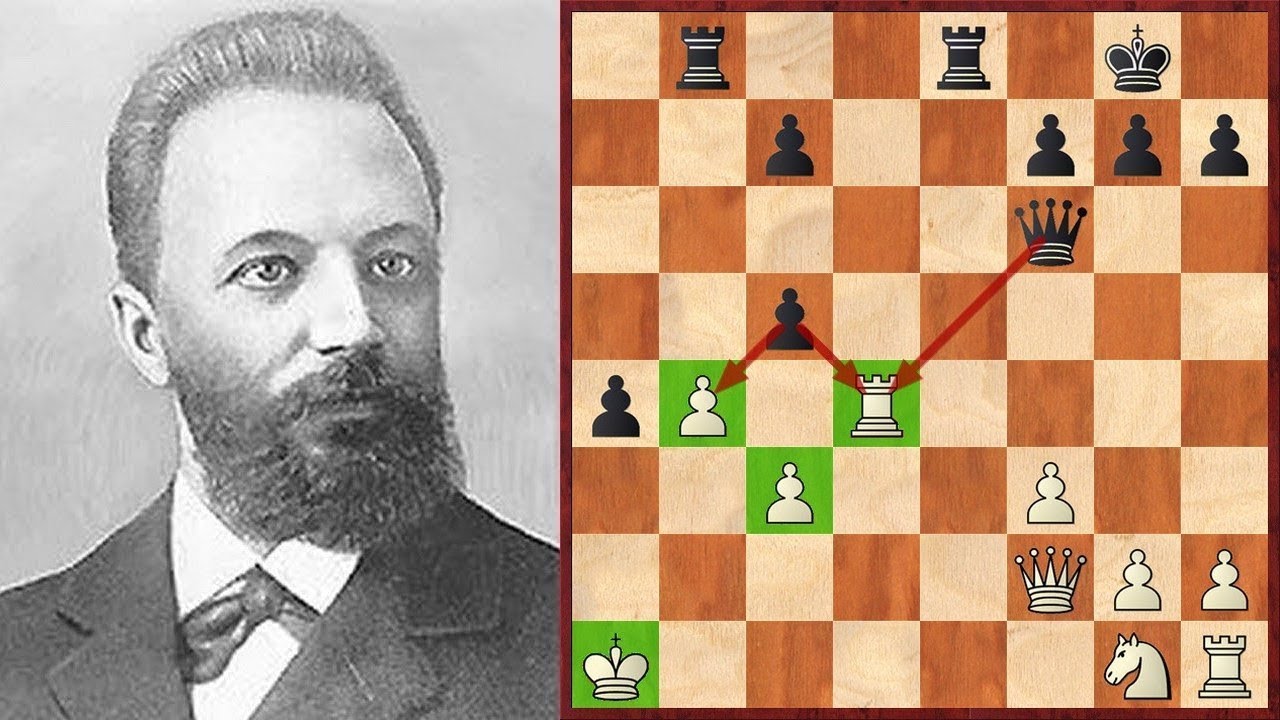 Шахматы. Михаил Чигорин. ЭНЕРГИЧНАЯ АТАКА на короля!