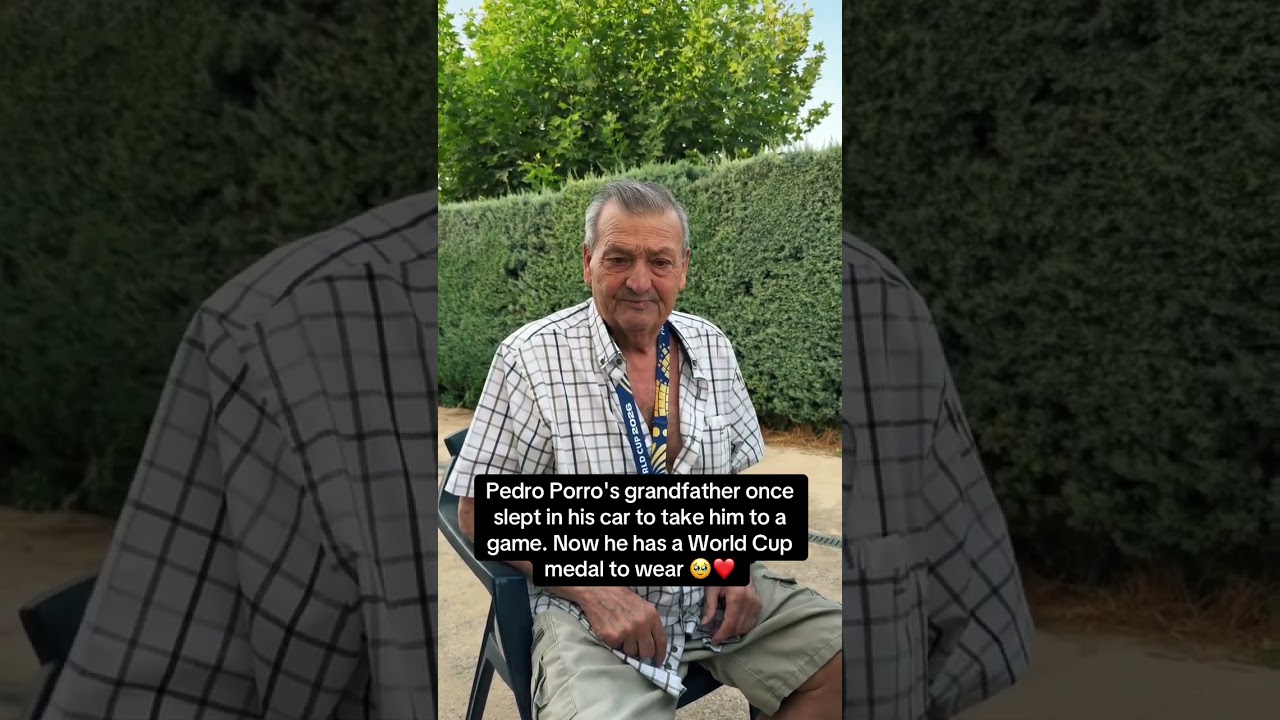 A beautiful gesture from Pedro 🇪🇸 (via pedroporro29_/IG)