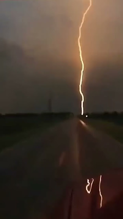 The Most Powerful Lightning STRIKE Ever Caught On Camera..😶