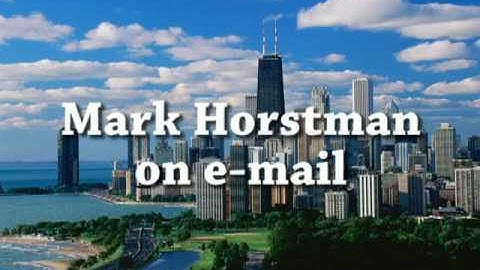 Mark Horstman on e-mail