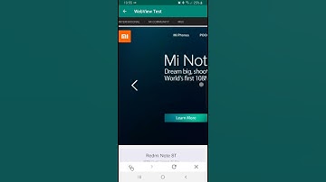 Android WebView with Custom Bottom Toolbar (demo)
