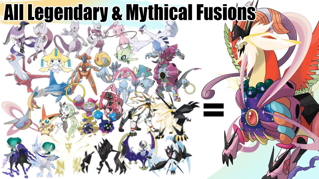 All Electric Type Pokémon Fusion (Unova), All Gen 5 Legendary & Mythical  Fusion