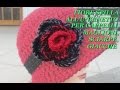 FIORE SPILLA ALL'UNCINETTO PER CAPPELLI,MAGLIONI,SCIARPE,GIACCHE tutorial