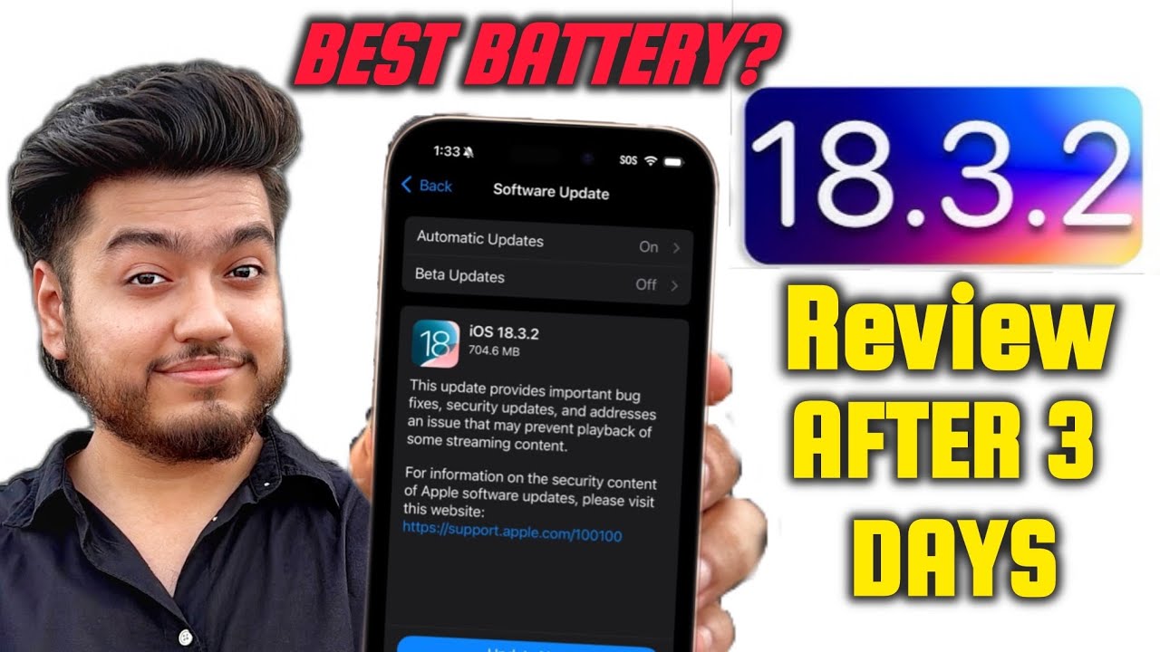 iOS 18.3.2 review after 3 days in iPhone 15 & iPhone 16🔥 Better Battery ...