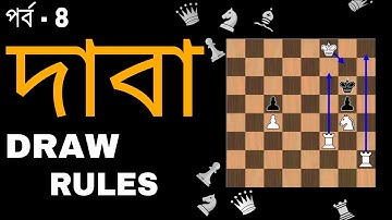 Chess Lessons # 8 : Do you know the 6 ways a chess game can be drawn?Stalemate,50-move draw and more
