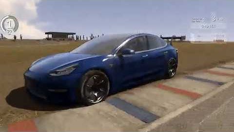 1:54:048 @ Buttonwillow #13 CW in the Mountain Pass Performance Tesla Model 3 R