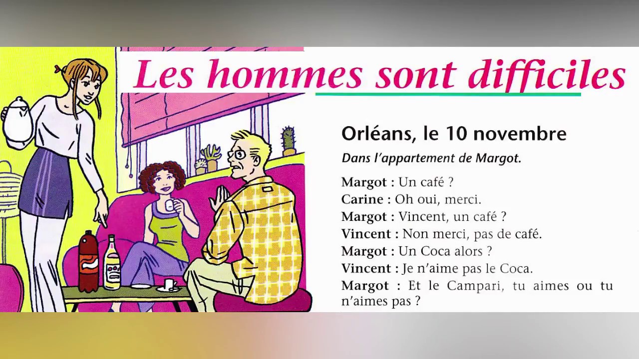 Learn French - Dialogues en français  -  débutant/ Intermédiaire, niveau DELF A1-A2