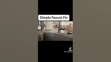 Easy Faucet Fix Diy Maintenance Faucet Repair Shorts 