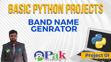 basic python projects | Band Name Generator 01