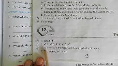 28-12-2020 | Class-4 | Subject-English | Chapter-12 | Topic-True Wisdom