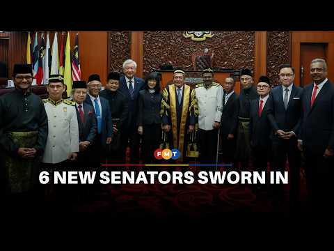 3 senators from DAP, 1 from MCA among 6 new faces sworn in