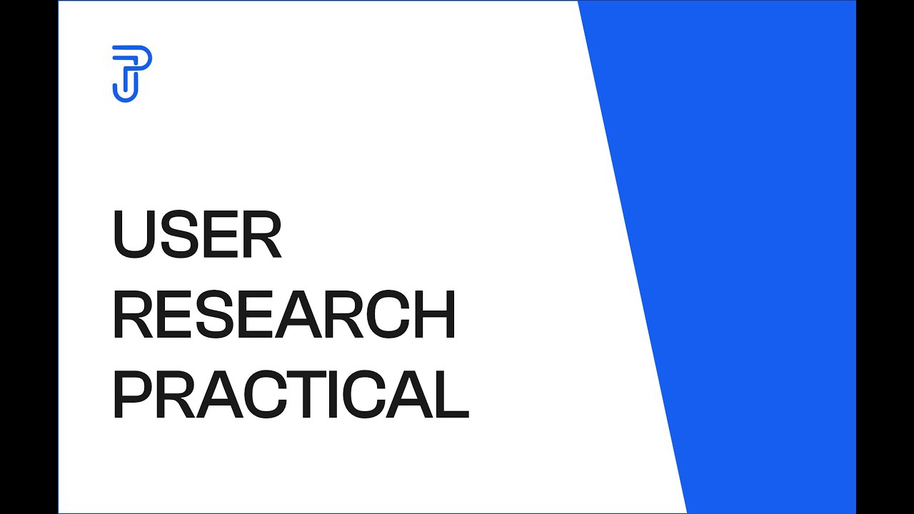 User Research Practical - YouTube