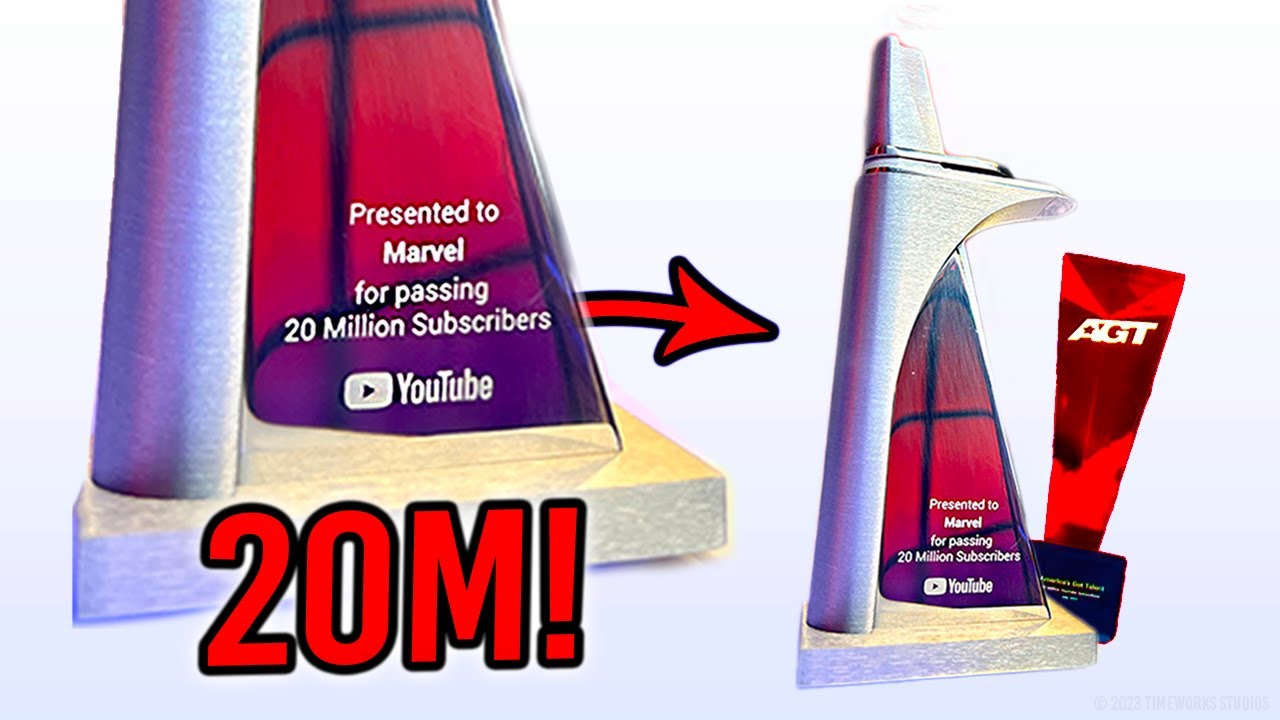YouTube Just Made A NEW 20 Million Play Button! (Avengers Tower Award)'s Banner