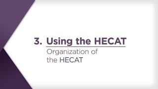 Organization of the HECAT