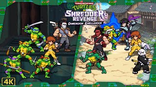 TMNT: Shredder's Revenge + Dimension Shellshock ⁴ᴷ Full Playthrough (6Player, Story & Survival)