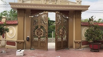 Bản lề sàn GIBIDI chính hãng lắp cho cổng nhôm đúc - Mr Tuyến - 0917 83 80 80