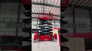 18M Scissor Lift Working at Full Height | Stable & Efficient Aerial Work Platform