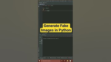 Generate Fake Random Images using Python