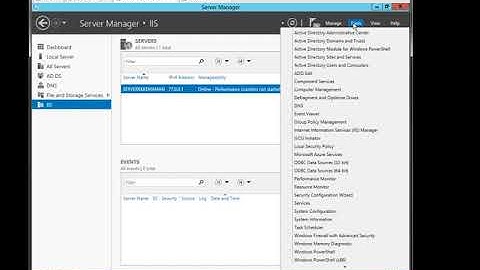 7. Windows server 2012 install IIS webserver