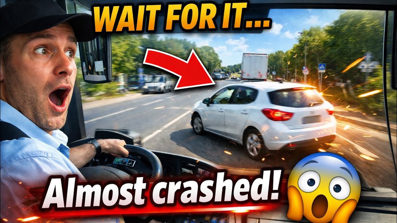 Almost an Accident Today! 😳 | Bus Driver Germany POV
