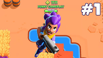 Brawl Stars Gameplay Walkthrough Part 1 - Shelly (iOS, Android)