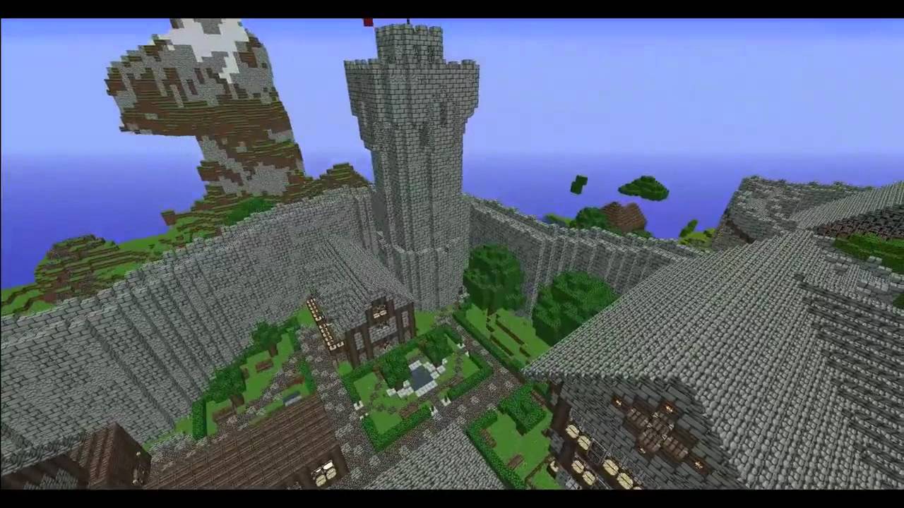 Minecraft Evale City Cinematics HUGE MINECRAFT BUILD - YouTube