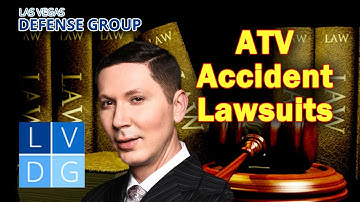 Filing personal injury lawsuits for ATV accidents in Nevada (by Las Vegas attorneys)