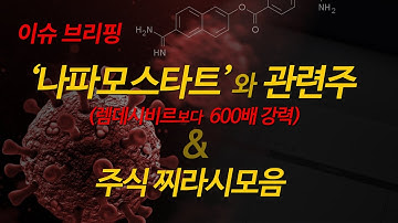 [이슈브리핑] 나파모스타트 관련주와 주식 찌라시모음