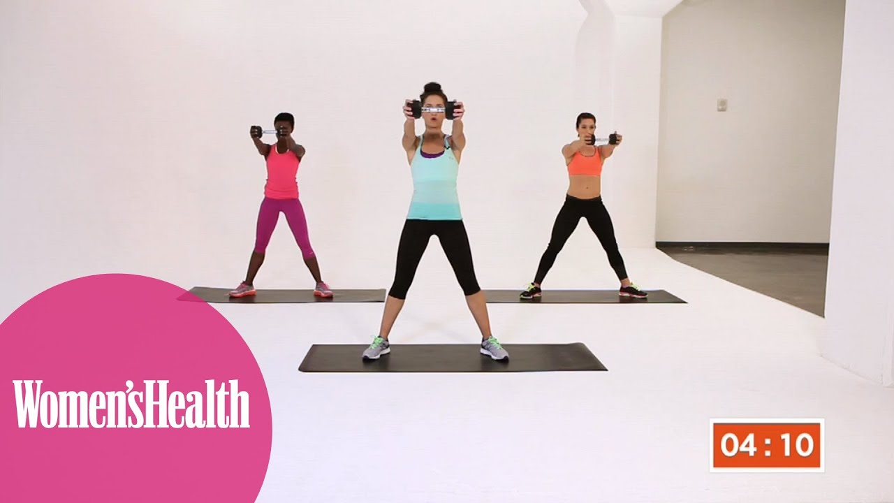 Quick Workout: The 5-Minute One-Dumbbell Workout For Total-Body Toning from Women’s Health