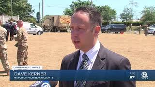 4PM UPDATE: Gov. Ron DeSantis visits COVID-19 testing site in West Palm Beach