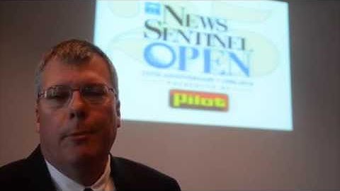 Patrick Birmingham talks News Sentinel Open