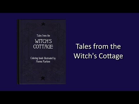 Tales from the Witch's Cottage by Hanna Karlzon Coloring Book Flip Through  