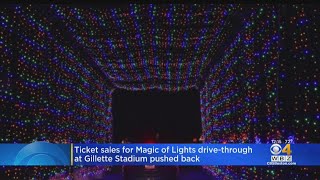 Ticket Sales For Magic Of Lights Drive-Through At Gillette Stadium Pushed Back