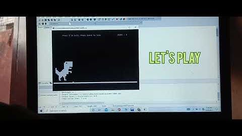 DINO GAME -Tutorial for dev c++ #coding