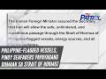 Philippine-flagged vessels, Pinoy seafarers papayagang dumaan sa Strait of Hormuz | TV Patrol