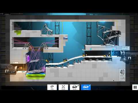 Bridge Constructor Portal Level 40