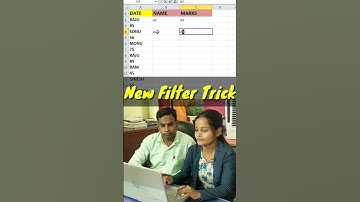 excel filter hack | #excel #exceltutorial #viral #shorts #exceltips #rctigyan #shortvideo #cccexam