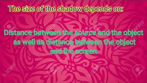 Class 6 || Light, Shadows and Reflections || Size of Shadow (Part - 2)