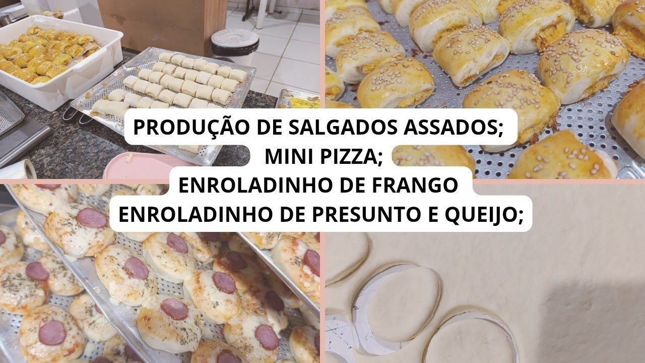 PRODUÇÃO DE SALGADOS ASSADOS / VENDEMOS MUITO AQUI NO DELIVERY 