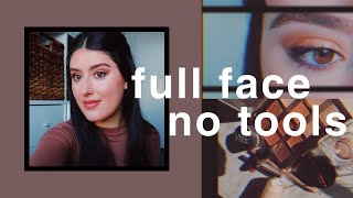 FULL FACE USING ONLY MY HANDS ~no tools~ | Elle Donnelly