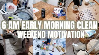 6 AM EARLY MORNING CLEAN WITH ME | CLEAN DECLUTTER ORGANIZE | 2024 EXTREME CLEANING MOTIVATION
