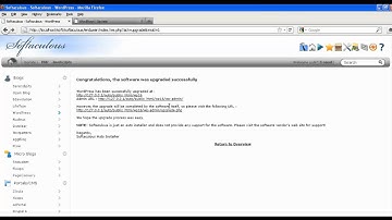 How to Upgrade an Installation in Softaculous