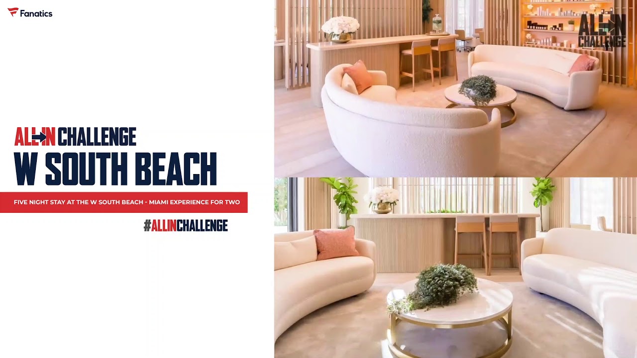 W South Beach isjoining the #ALLInChallenge!