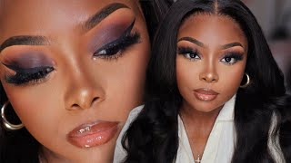 Brown Smoky Eyeshadow Makeup Look | Ariel Black